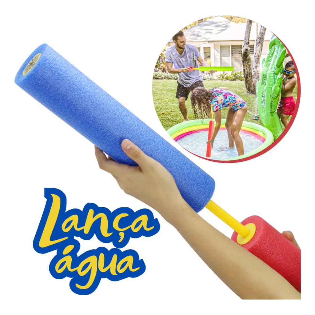 Lança Água Brinquedo Piscina Praia Espaguete Criança Menina Menino