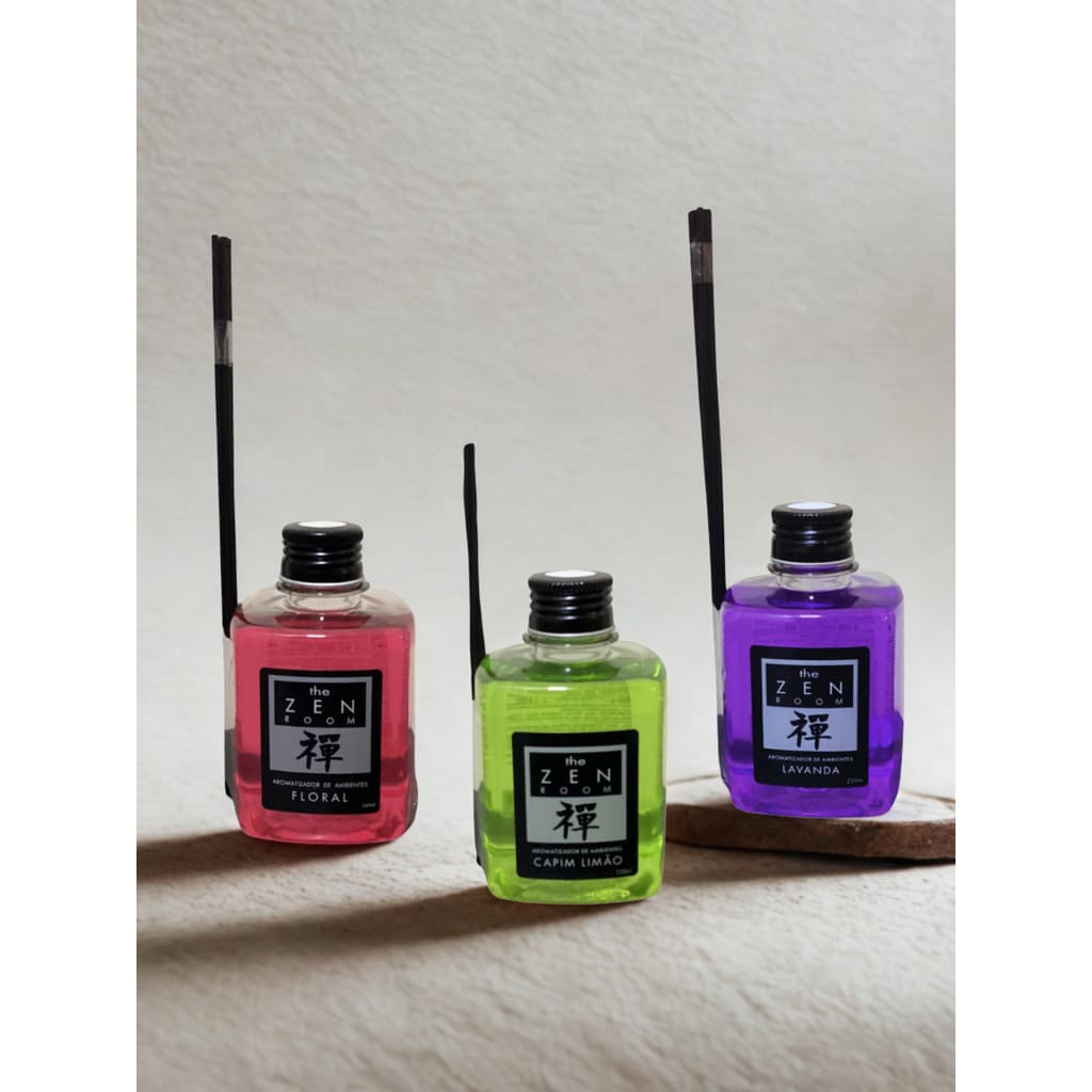 Aromatizador de Ambientes The Zen 240ml AROMA FLORAL Perfumado Premium Lavanda Capim Limão Frescor