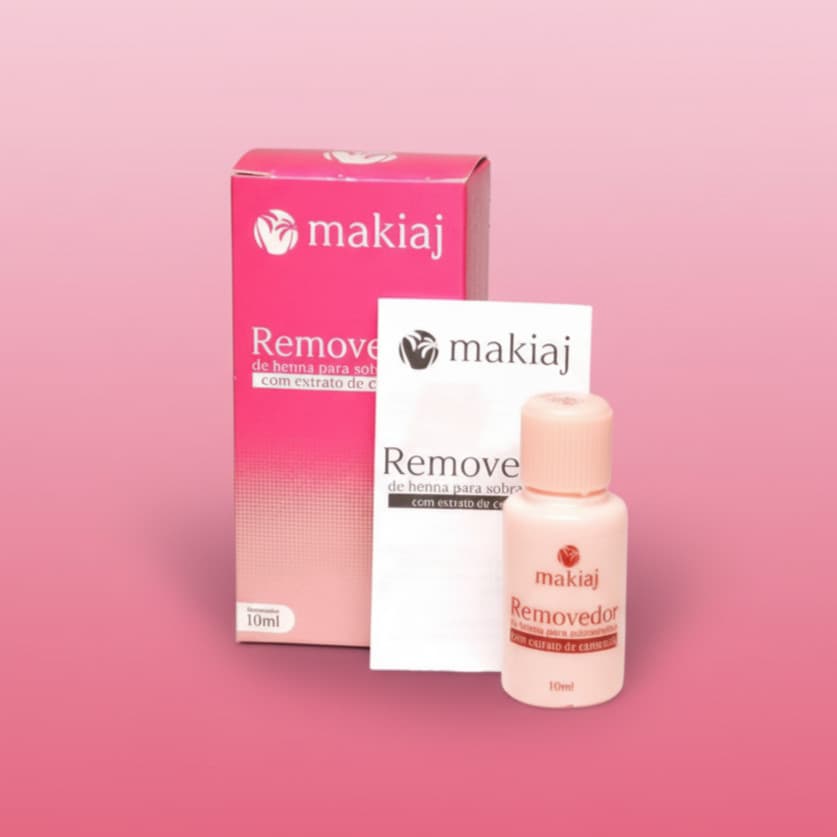 Removedor de Henna Makiaj | O Corretor Inteligente para Design de Sobrancelhas Perfeitas