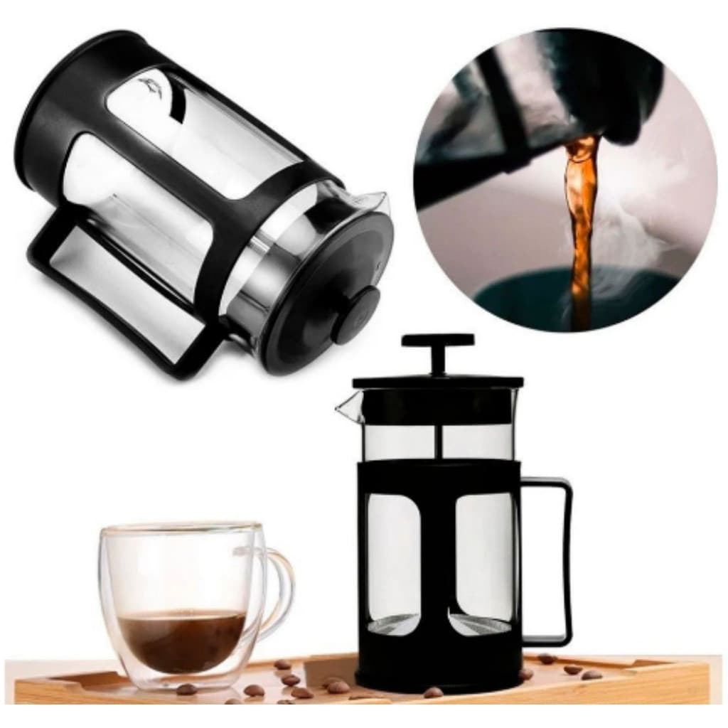 Cafeteira Prensa Francesa Cremeira Café Leite Chá 600ml