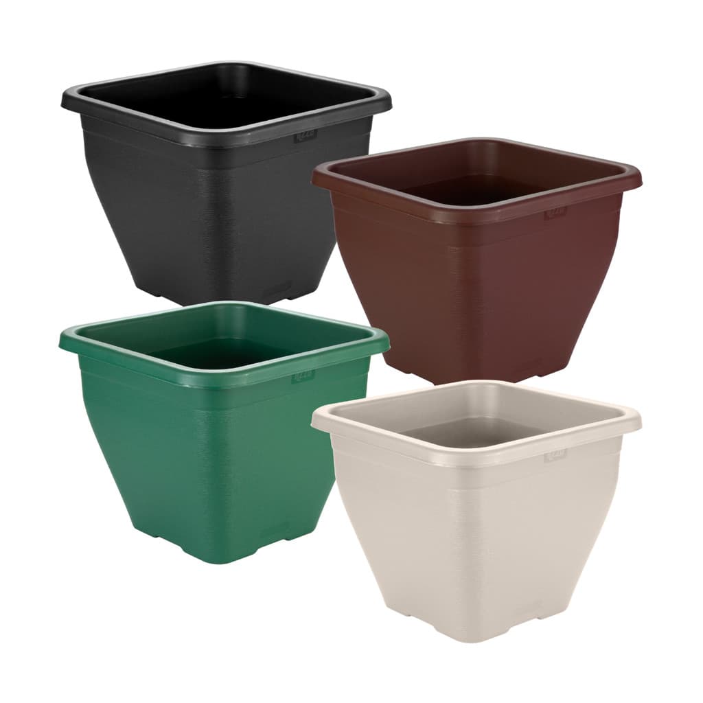 Vaso De Plantas Grande Quadrado De Plástico Decoração Plantas Flores E Hortas