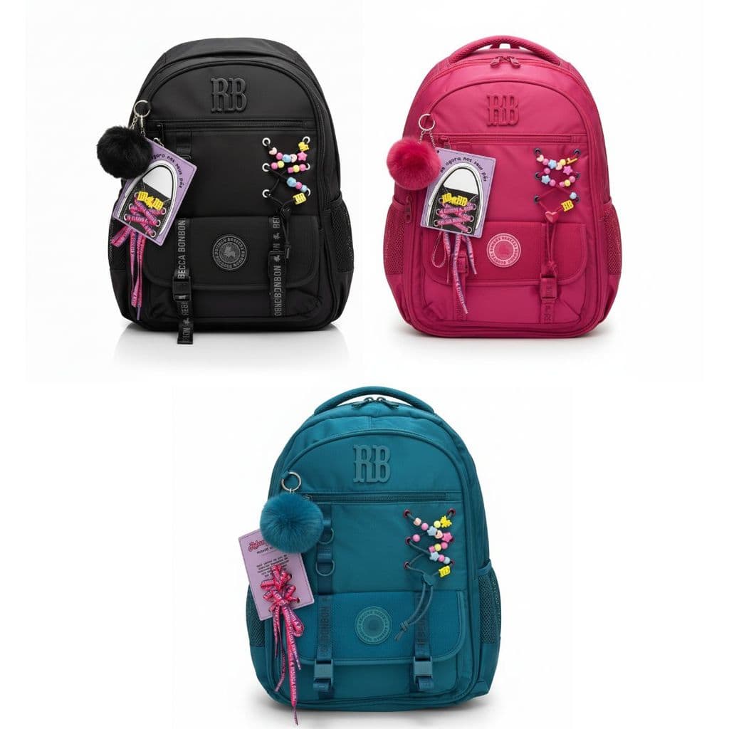 Mochila RB Feminina + Brinde Exclusivo de Cadarços