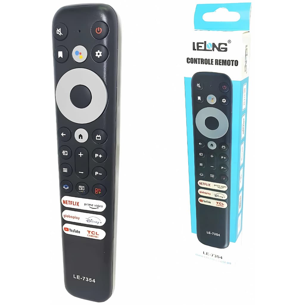 Controle Remoto Para TCL Smart Tv 4k Netflix Youtube Rc902v