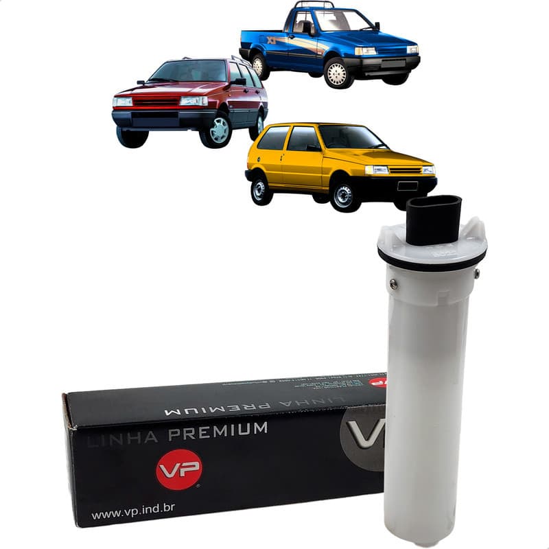 Sensor De Nível Boia Medidor Combustível Tubular Fiat Elba Fiorino Uno Mille Gasolina 1995 A 1998