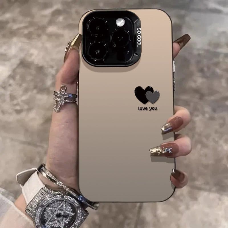 Capa De Telefone Com Padrão De Coração Bonito Samsung A04 A05 A12 A14 A15 A32 A35 A52 A55 A72