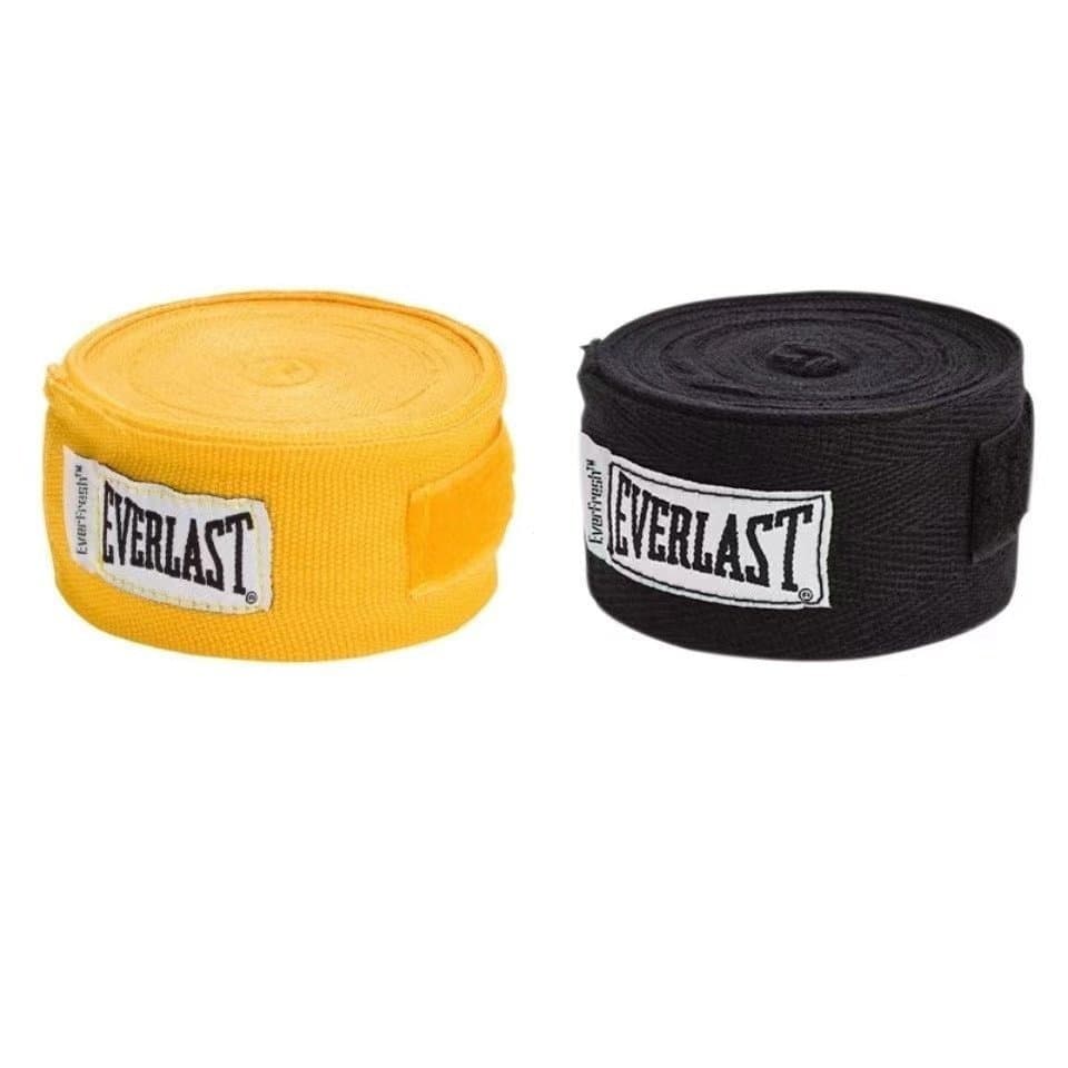 C2Pcs 1 Par Everlast 3M 5M Boxe Esportes Algodão Protetor Mão Envoltórios Cinta Bandagem