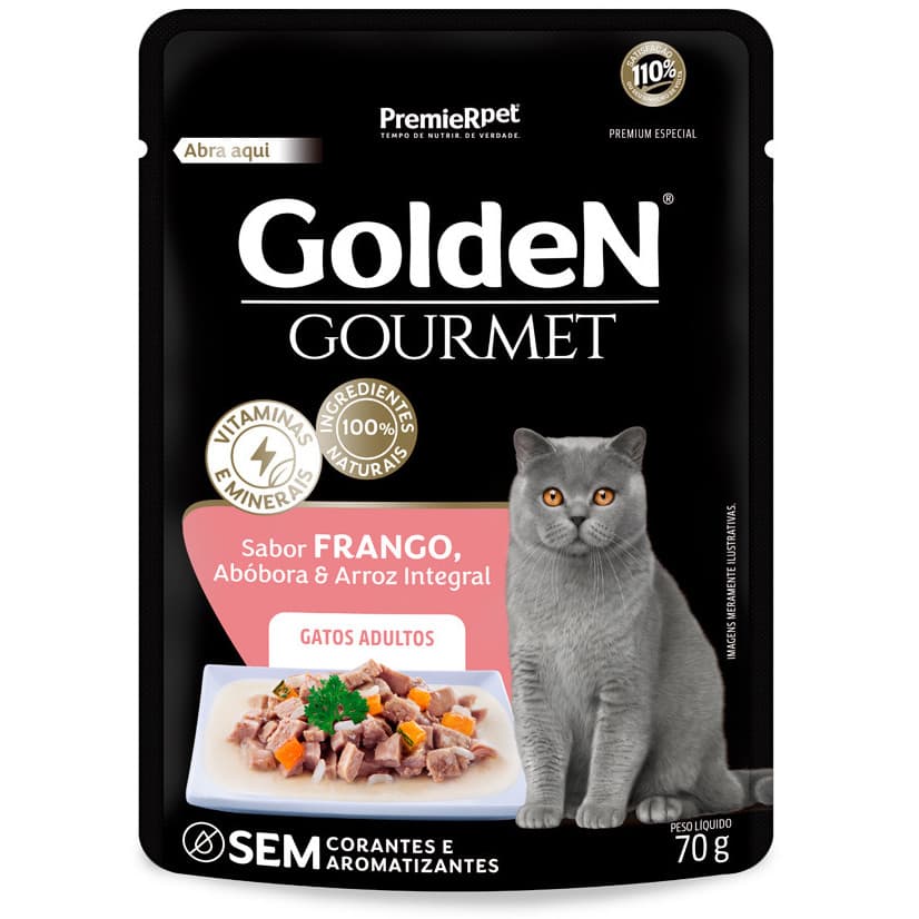 Golden Sache Gourmet Gato 70G Adulto Frango