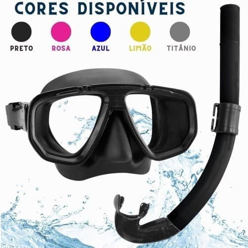 Snorkel E Oculos De Mergulho - Kit Mergulho 
Kit Snoke