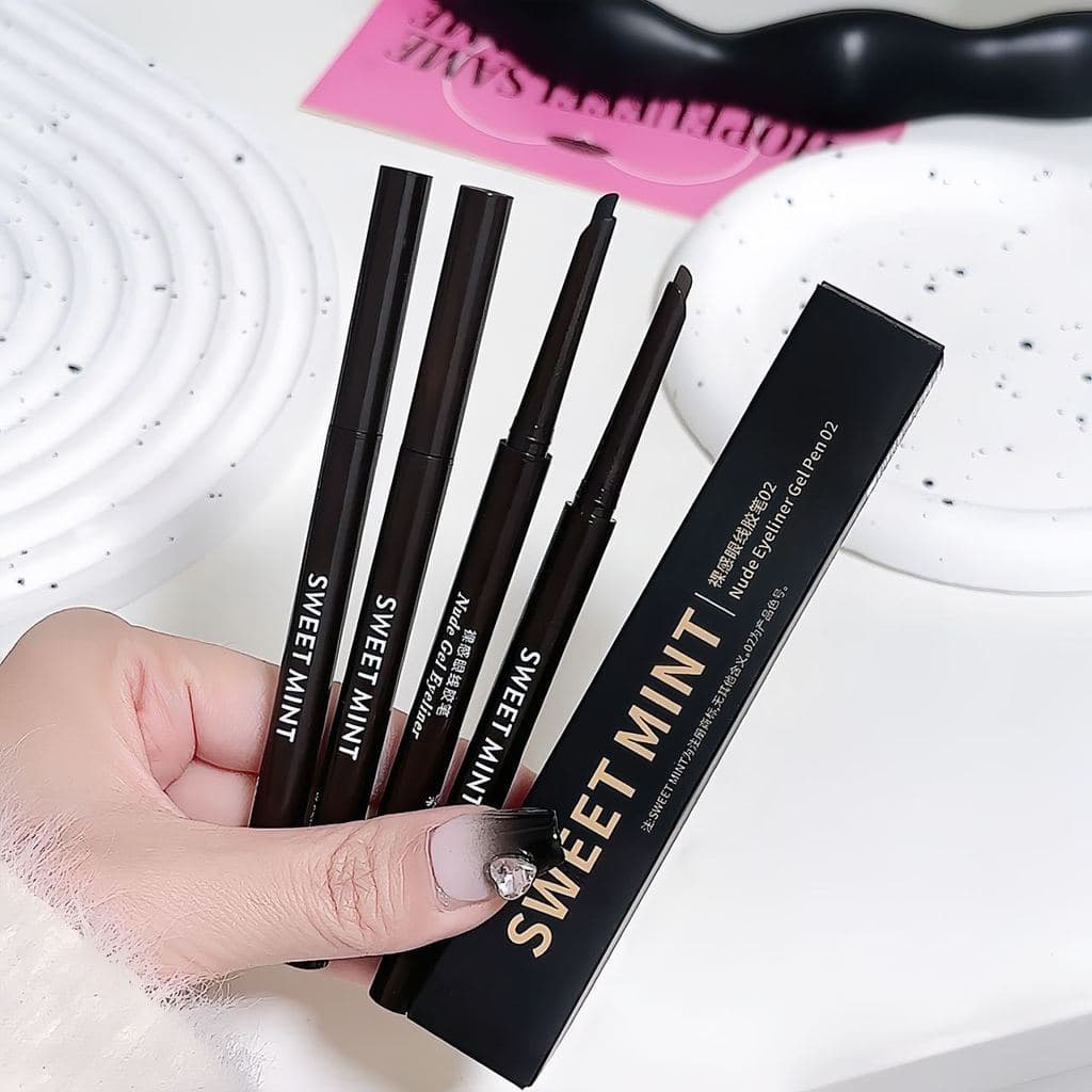 Delineador Nude suave com sensação Natural, sem manchas, à prova d'água, cabeça plana, Anti-manchas, desenvolvimento de
