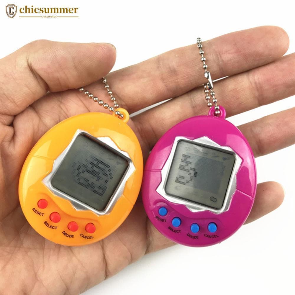 CHICSUMMER Criativo Eletrônico Jogo De Animais De Estimação Tamagotchi Brinquedo 168 Em Um Animal Virtual Brinquedos Ele
