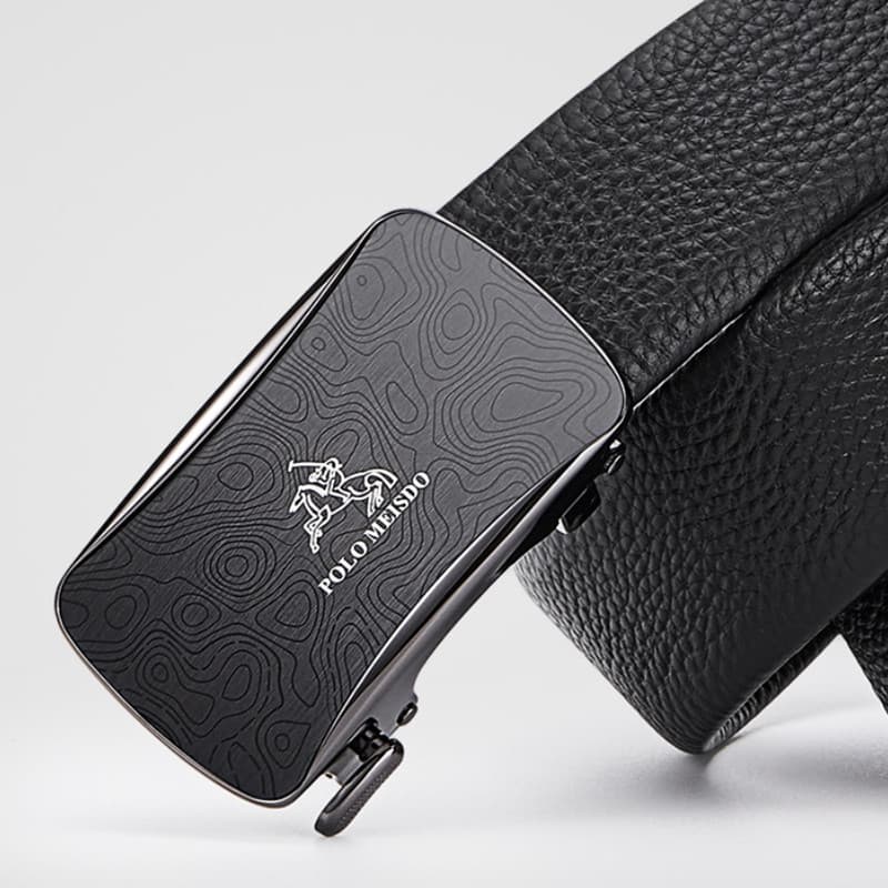 Paul Meist estilo britânico cinto fivela automática primeira camada de couro masculino terno cinto High-End calças cinto