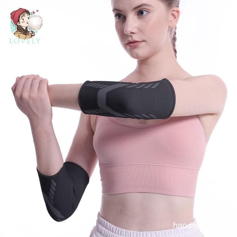 1 Bandagem Protetora Elástica De Cotovelo Absorvente De Suor Para Esportes