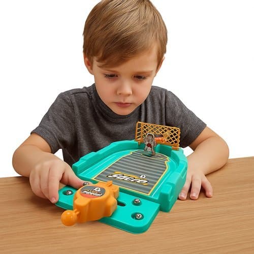 Mini Jogo Futebol de Mesa Competitivo Desafio Pênaltis Arena Futebol Tabletop