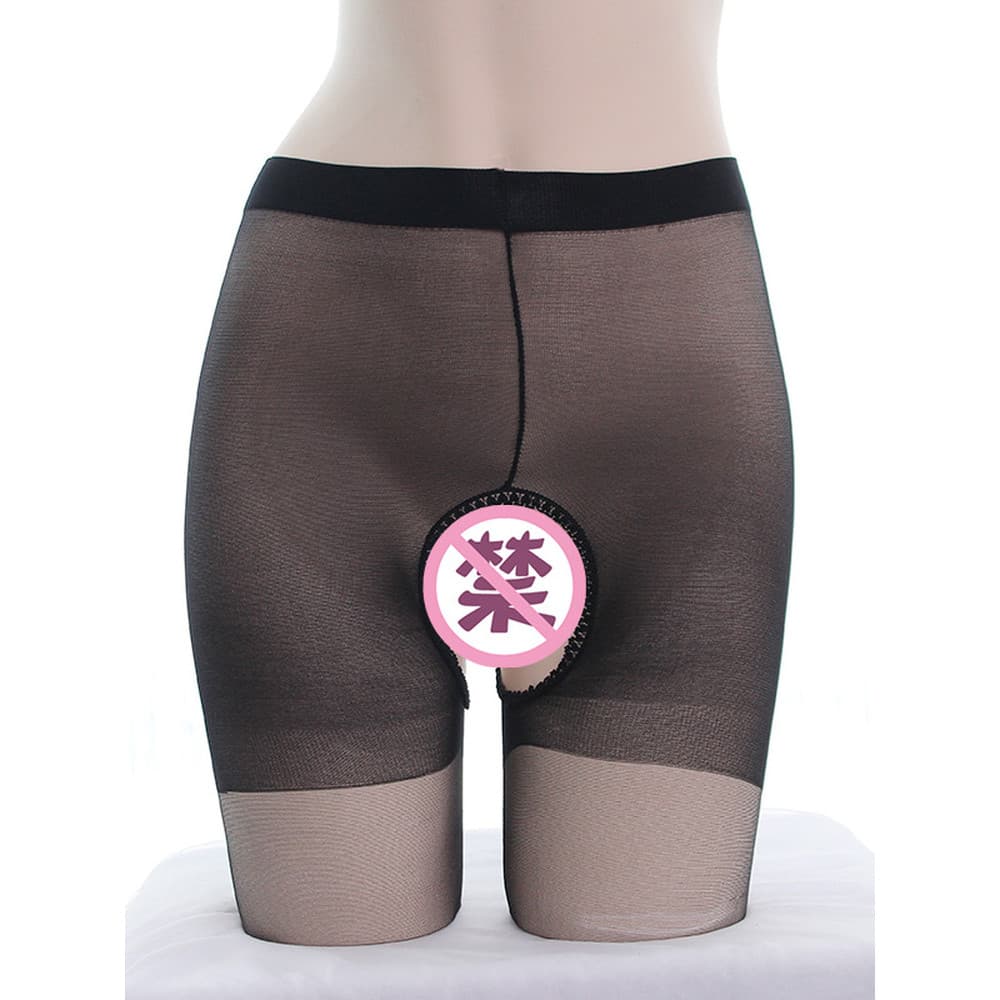 Estilo japonês dupla face quatro lados oco Leggings meia-calça meias pretas meia-calça Anti-gancho seda de seda br