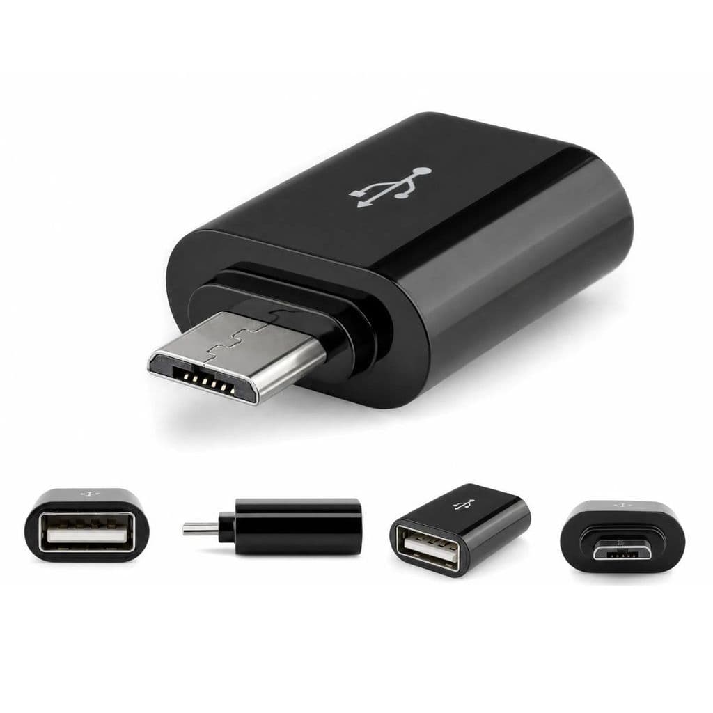 Adaptador Conversor USB Fêmea para Micro USB V8 OTG