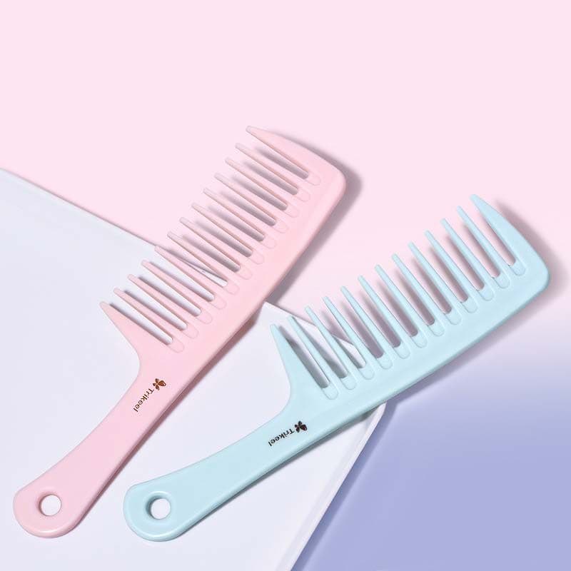 Pente de dente grande pente de dente largo cabelo longo encaracolado Perm especial senhoras pente de cabelo liso domésti