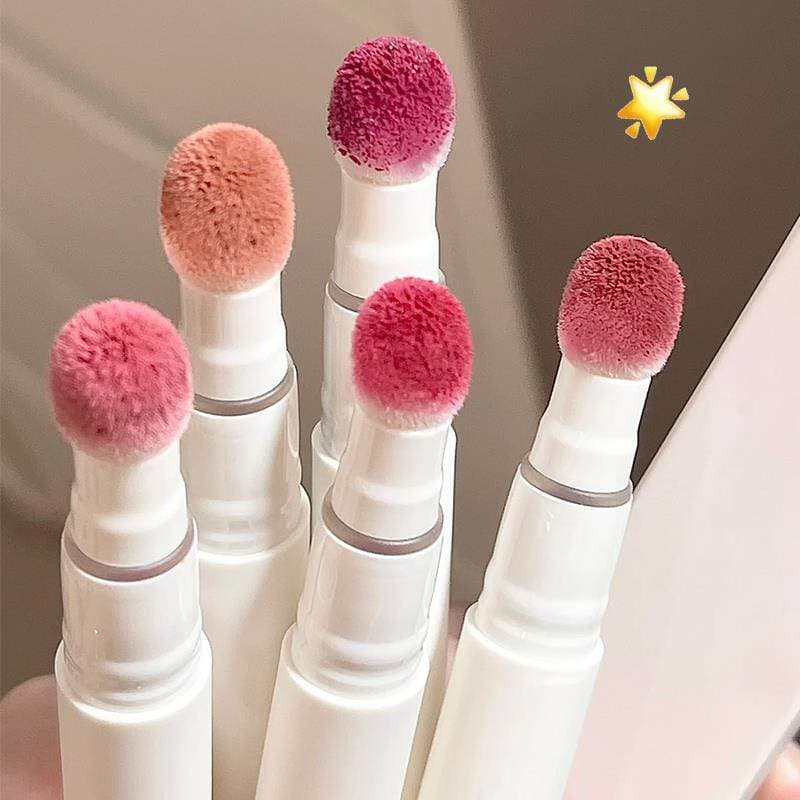 Batom esmalte labial não é fácil de desbotar copo antiaderente oficial autêntico rosto liso luz maquiagem pequena bola d