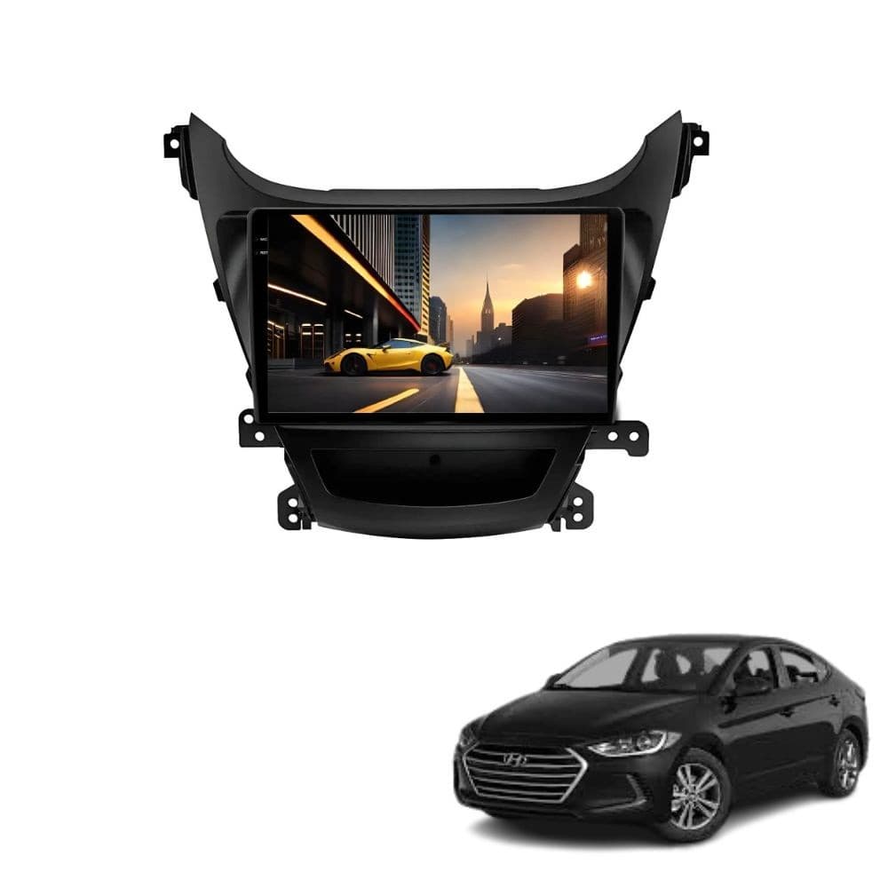 Kit Multimídia 9" Adak 4+64Gb Octacore Hyundai Elantra 15/17