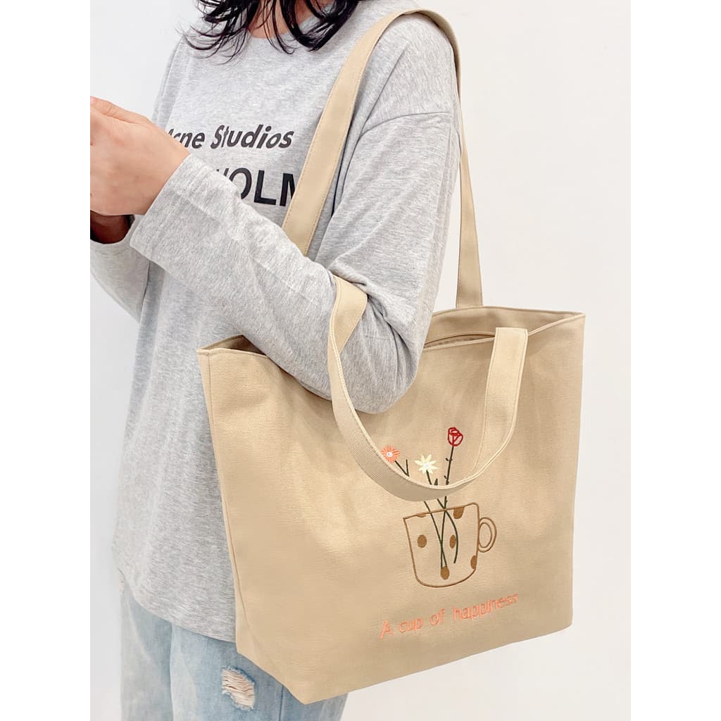 Bolsa de lona feminina de alta aparência, grande capacidade, 2026, novo estilo, trabalho, Commuter, escola, classe suple