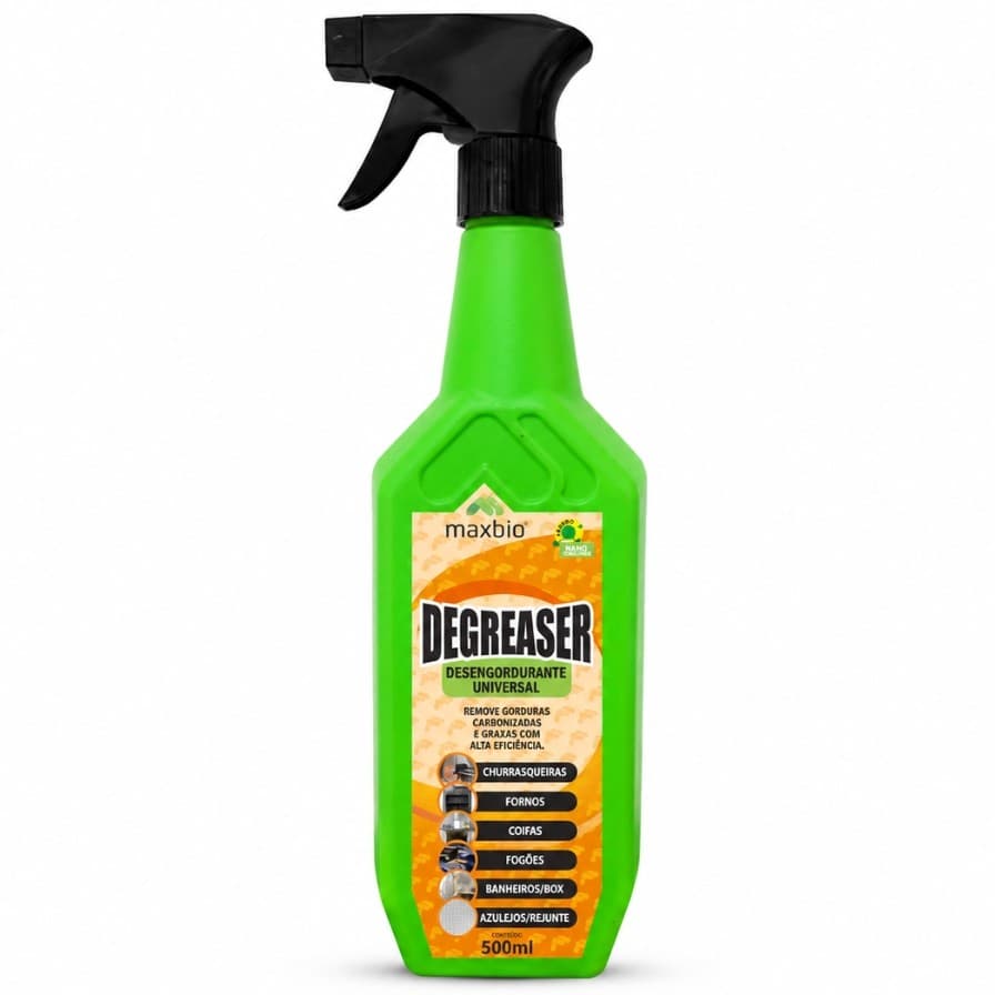 Desengordurante Universal Degreaser 500Ml Maxbio Cozinha Banheiro Pronto Para Uso
