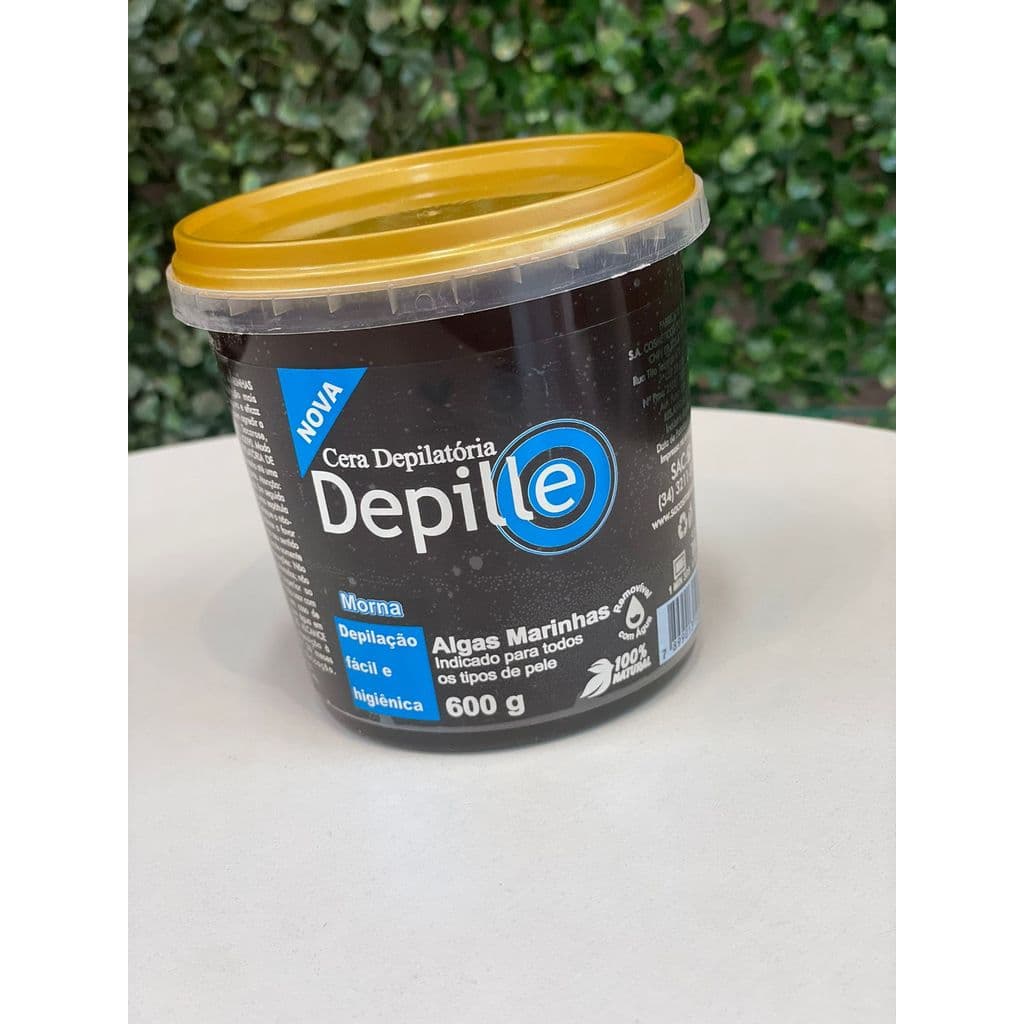 Cera Depilatória Morna Depille Algas Marinhas 600gr Hidrossoluvel