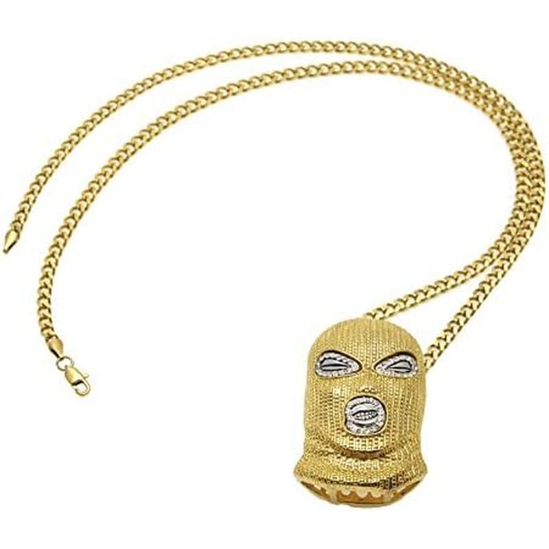 Chapelaria Iced Out Pingentes Colares Moda Long Link Corrente Cubana Para Homens Rapper Mulheres