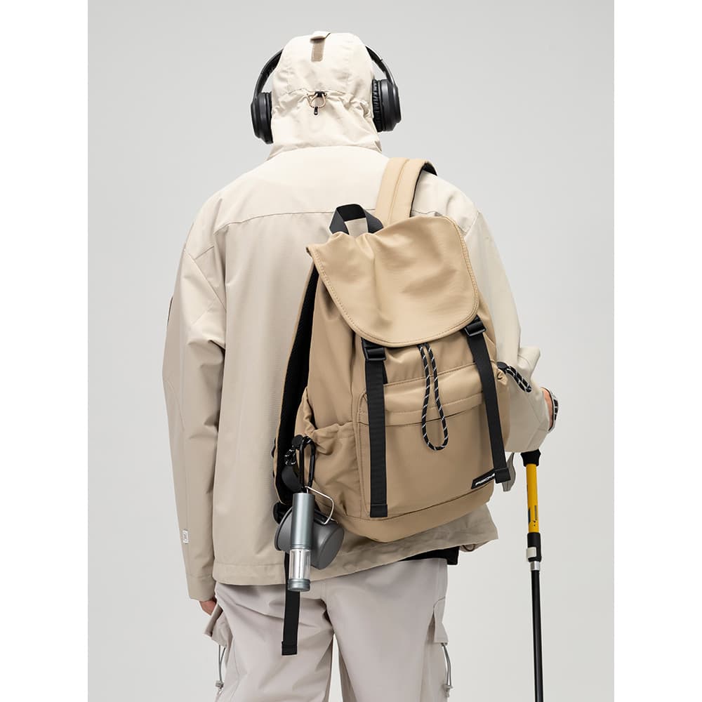 ABOYS mochila de viagem ao ar livre masculina Street Wear grande capacidade à prova dwaterproof água caminhadas mochila