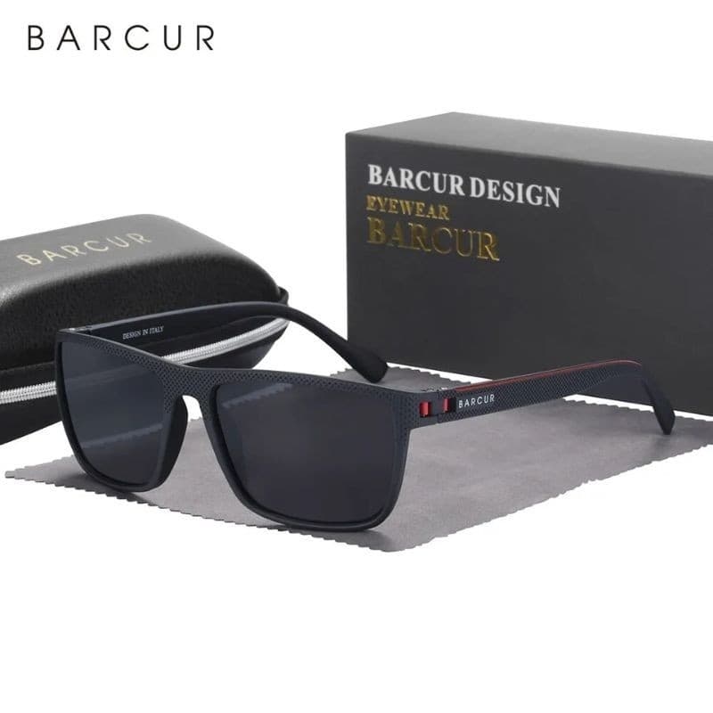 Óculos de Sol Barcur Polarizado Premium TR90 ORIGINAL | Leve e Resistente | Proteção UV400 Unissex