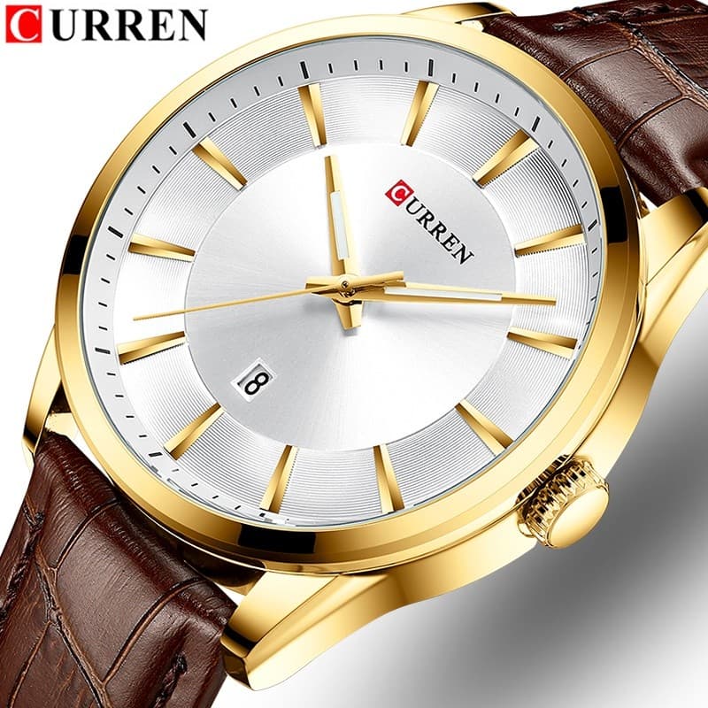 CURREN Relógios De Moda Masculina Originais De Marca De Luxo Resistente À Água Relógio De Quartzo 8365