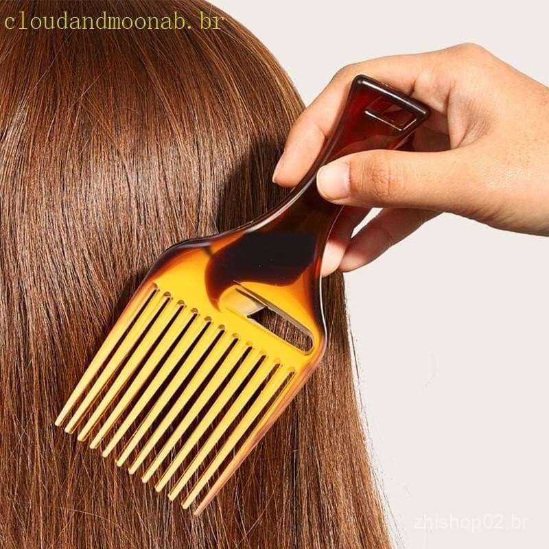 CLO Afro Hair Pick Pente Garfo Pentes Ferramenta Africano Para Homens E