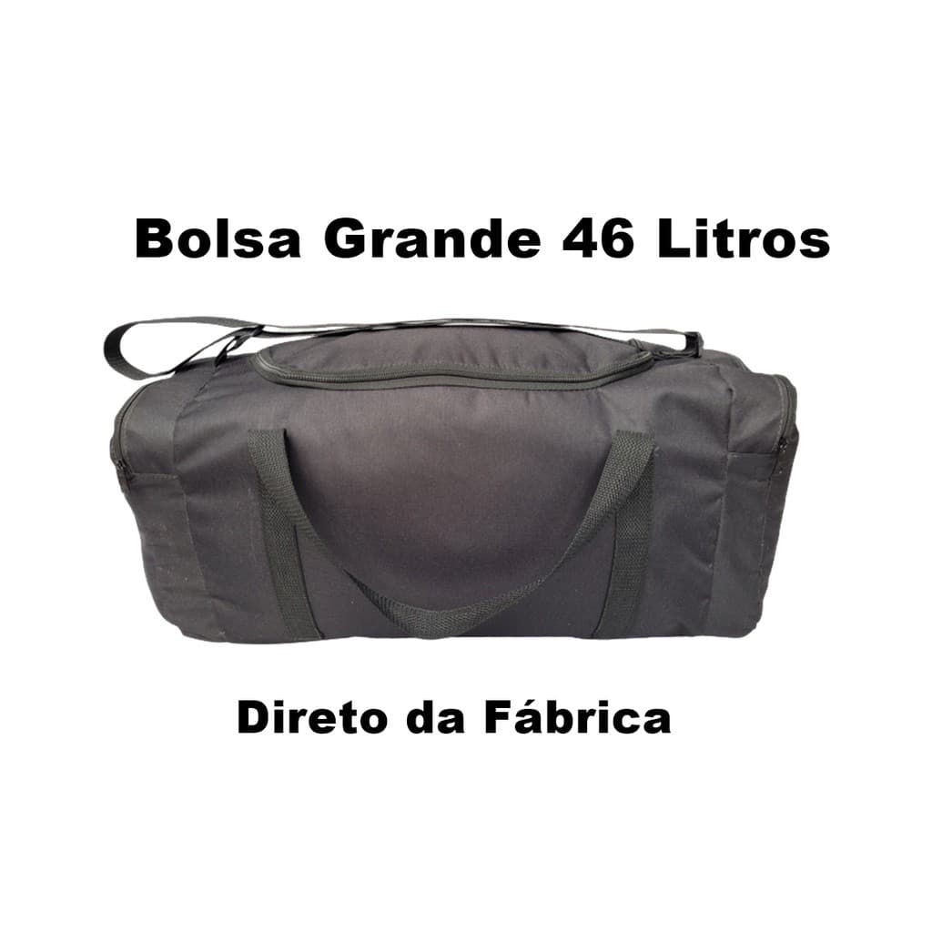 Bolsa de Viagem Grande 46 Litros Mala de Viagem Resistente Envio Imediato