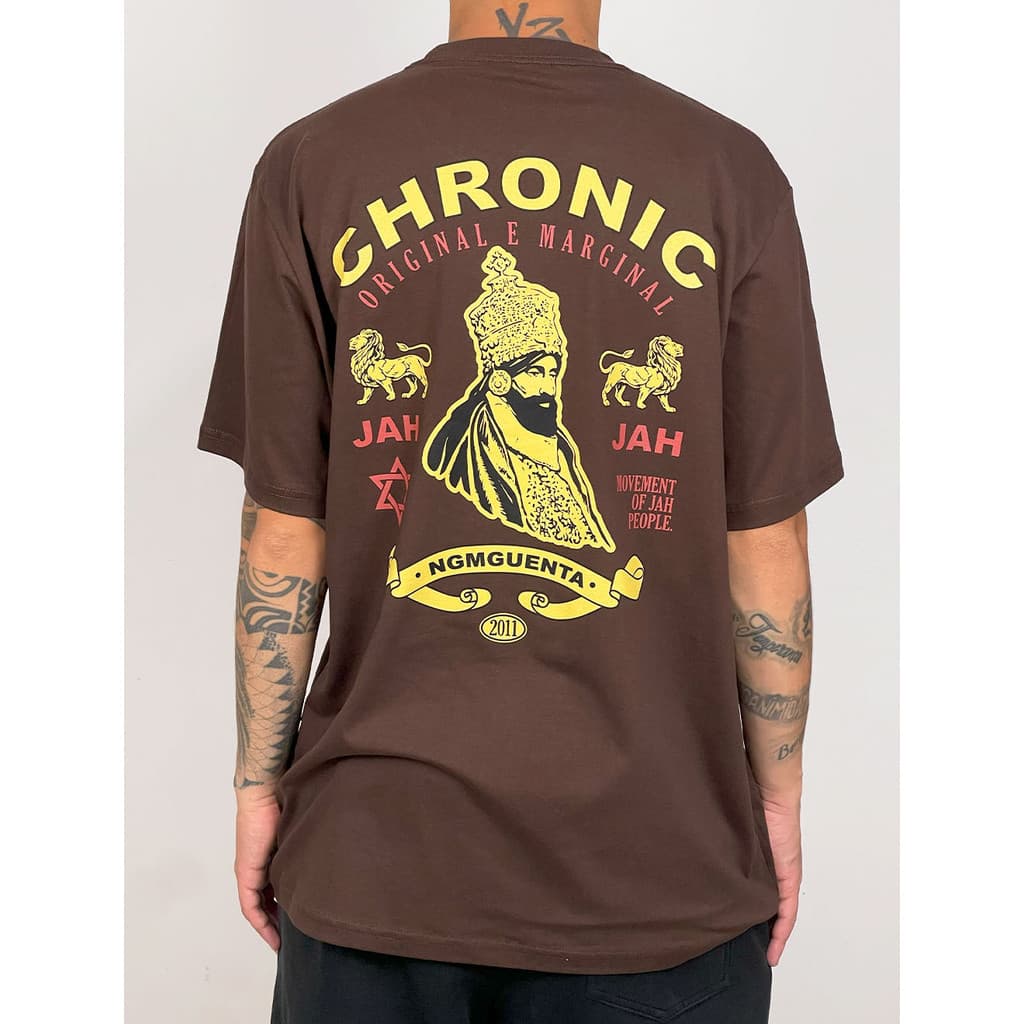 Camiseta Chronic Premium 100% Algodão Rastafari Fio 30.1 Oversized e Básico Envio Rápido 2025