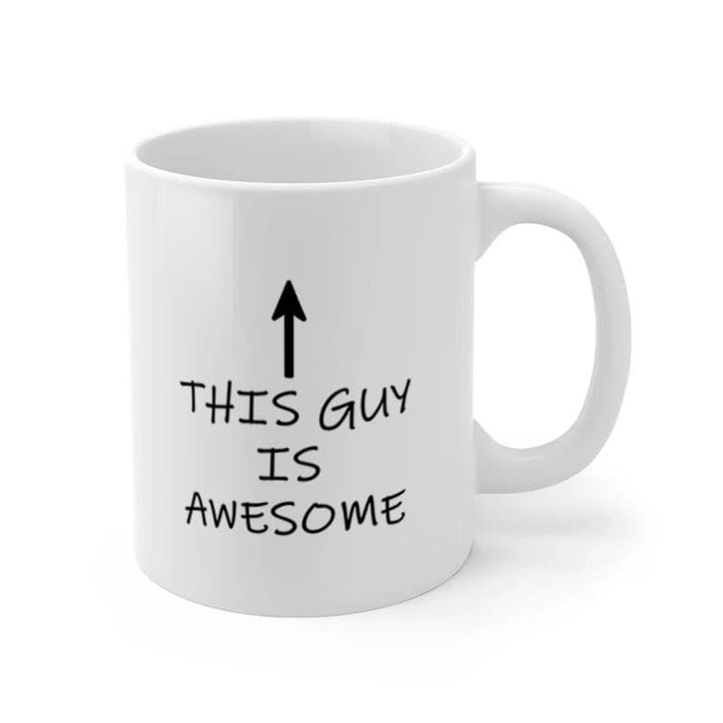 Este cara é incrível namorado colega amigos caneca copo de água cerâmica xícara de café presente