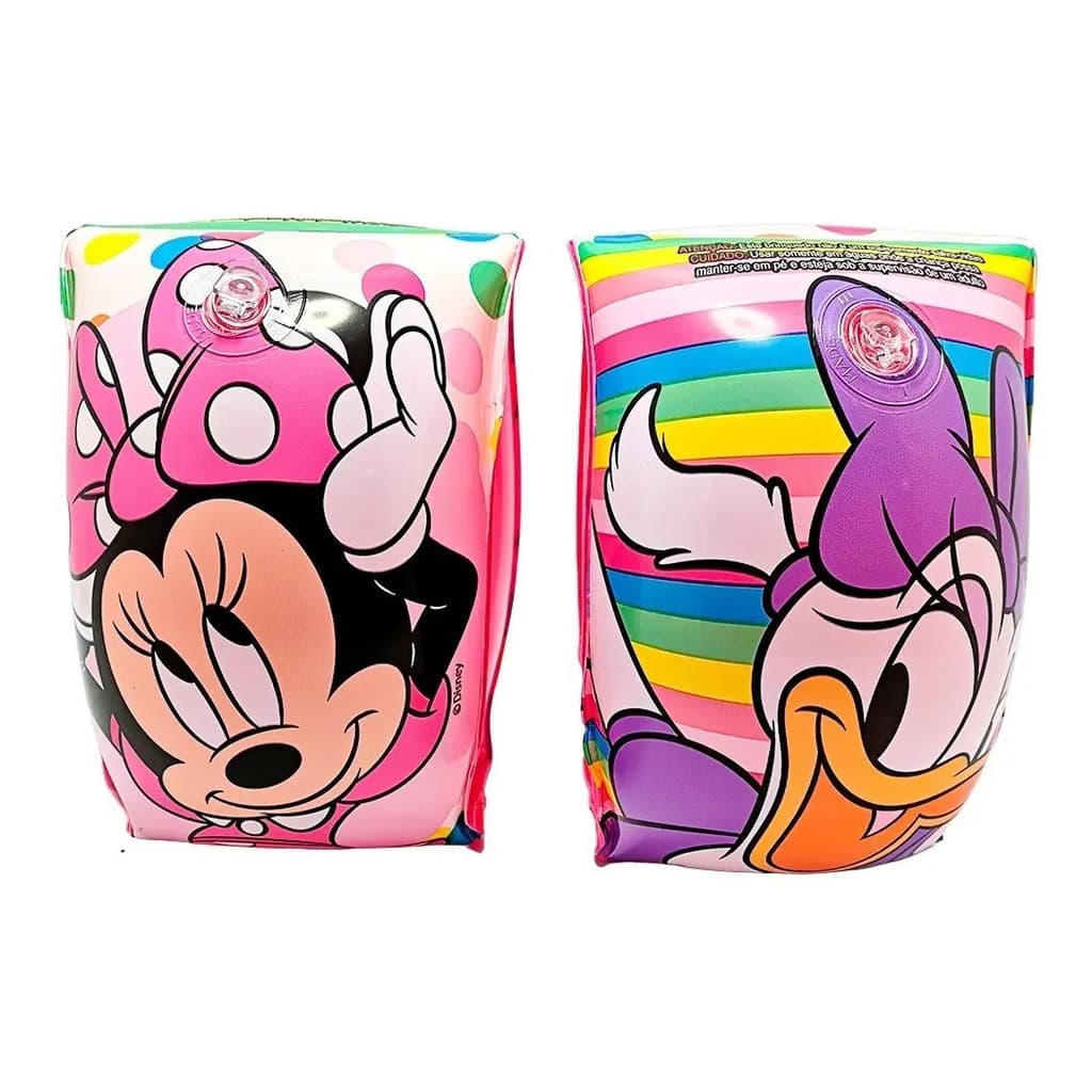Boia De Braço Infantil Piscina Praia Disney Minnie Par