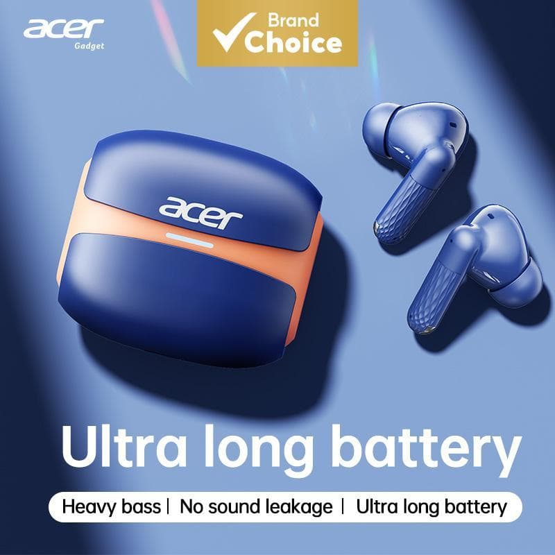 Fones de ouvido Acer OHR548 TWS, design clip de orelha aberto, qualidade de som HiFi, Bluetooth 5.4, confortáveis para