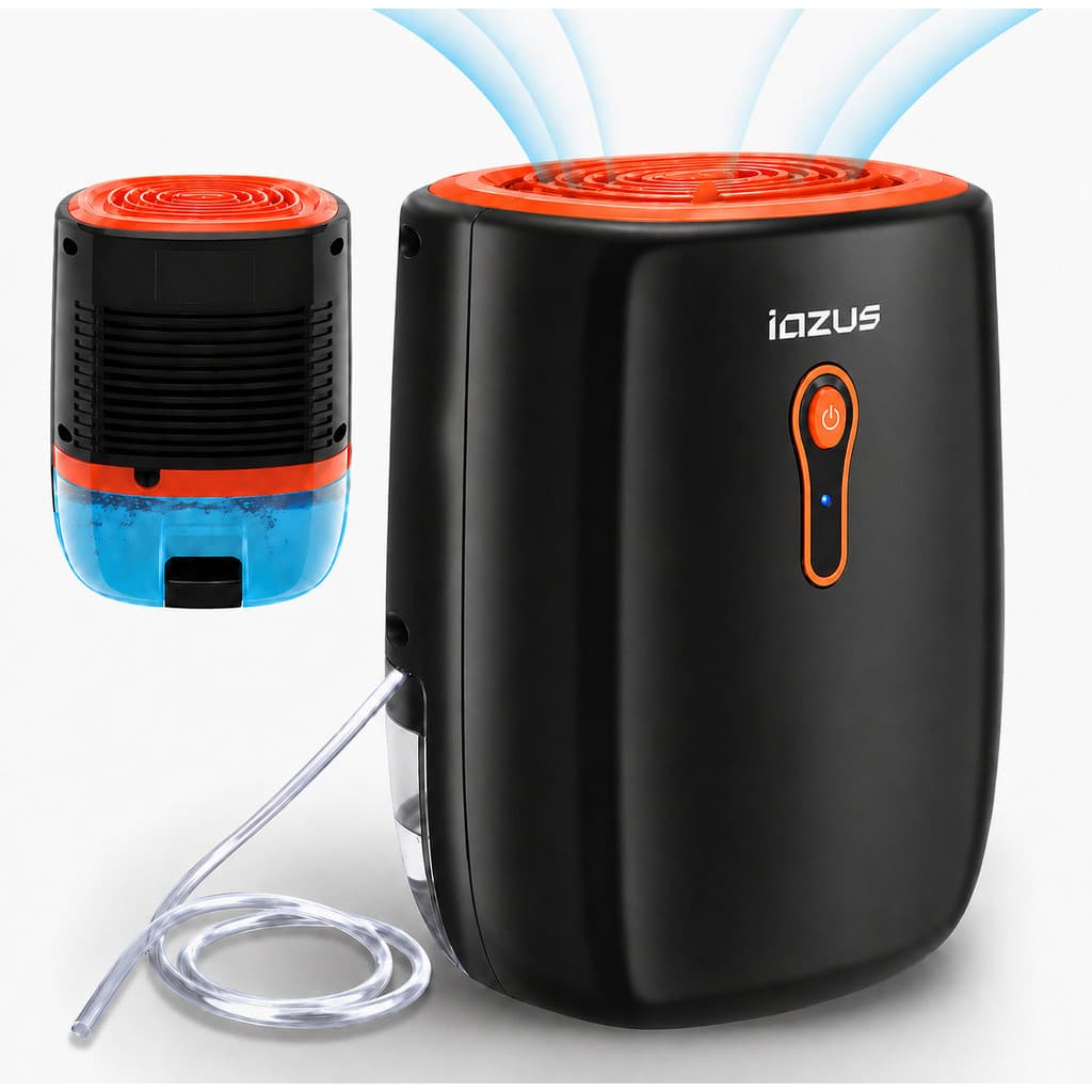 Desumidificador de Ar Antimofo 800ml Bivolt Preto IAZUS DH700P