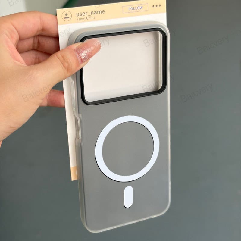Capa Traseira Para ZTE Blade A54 A56 Pro A76 4G A36 5G A34 Protetora Fosca De Camada Dupla Com Adesivo Magnético