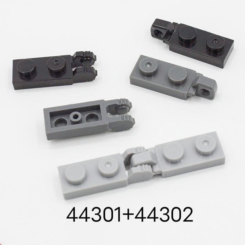 Compatível Com Lego Pequenos Blocos De Construção De Partículas 1x2 Placa De Dobradiça Unilateral 44301 + 44302 Acessóri