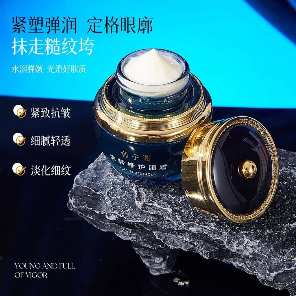 Genuíno venda quente Caviar congelado idade reparação creme para os olhos Fade linhas finas saco de olho essência levant