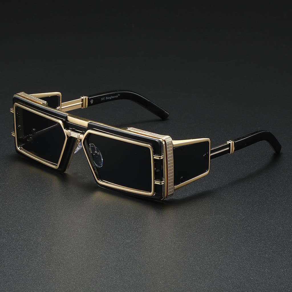 Óculos de sol da moda masculino novo estilo tecnologia futura High-End moda passarela óculos de sol