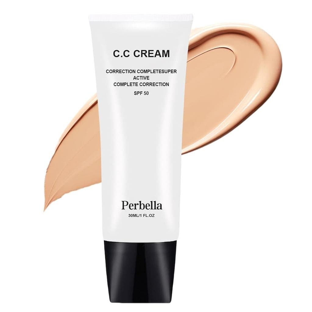 O creme CC é adequado para mulheres idosas. O creme CC é autoajustável e adequado para pele madura (1 unidade).