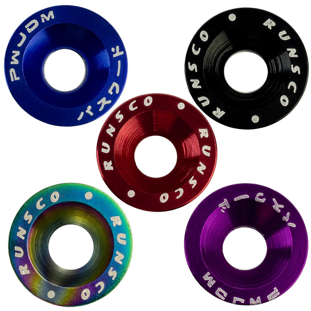 1 Peça Arruela Anodizada Com Parafuso Allen M6X20MM Inox JDM Parafuso Placa Para-Choque Honda