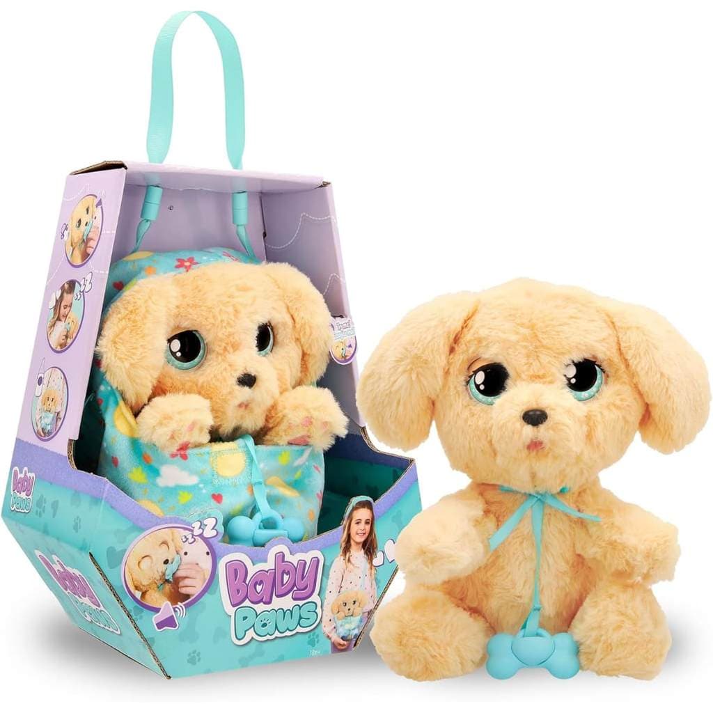 Pelúcia Baby Paws Labrador com Bolsinha - Multikids