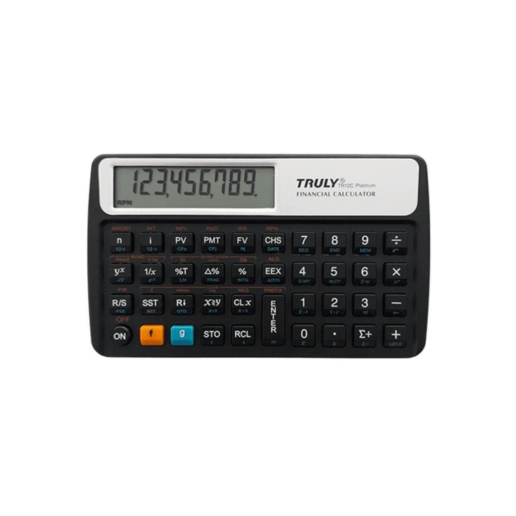 Calculadora Financeira Truly Tr12C Platinum Rpn Algebrica