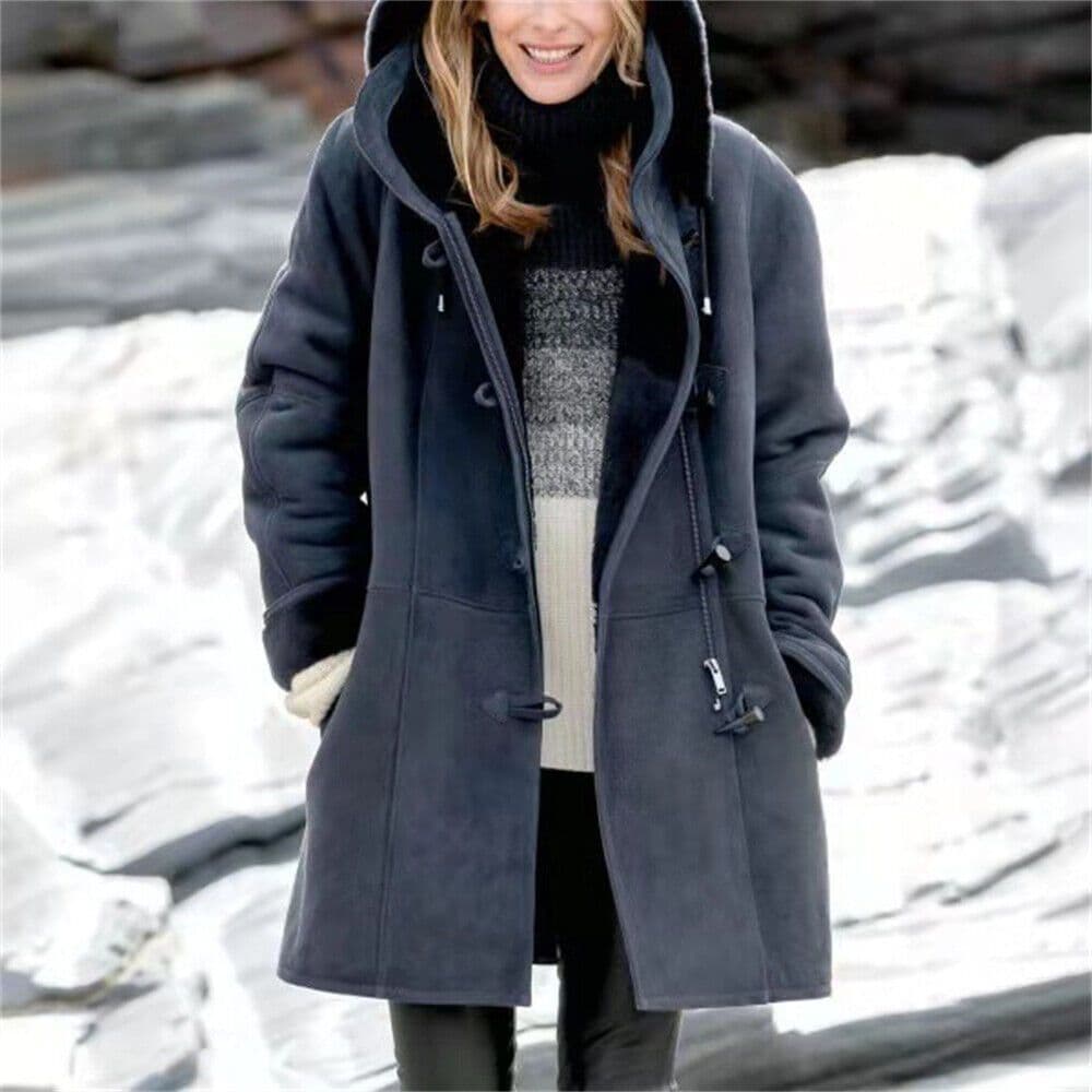 Mulheres Soltas Fuzzy Velo Manga Longa Casaco Outono Inverno Jaqueta Outerwear