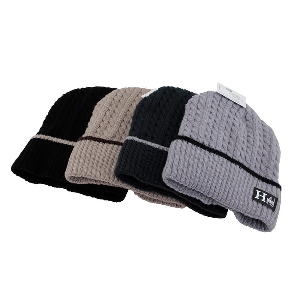 Touca Masculina Forrada Pelúcia Inverno Térmica Estilo