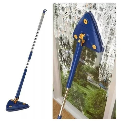 Mop Triangular para Limpeza de Vidro Janela Piso com Refil imperdível