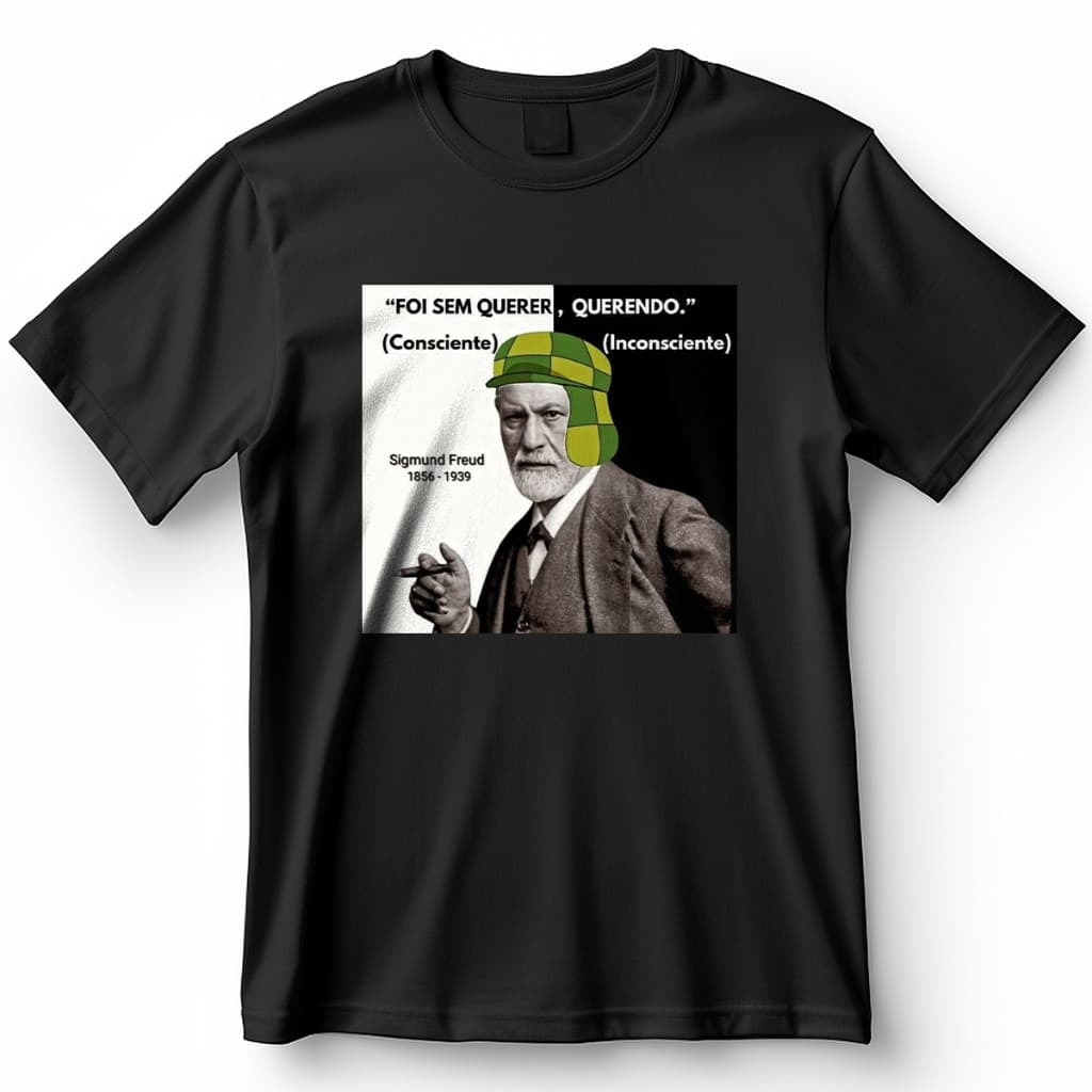 Camiseta Meme Brasil Tropical Freud Psicologia Chaves Camisa de  Algodão Envio Imediato