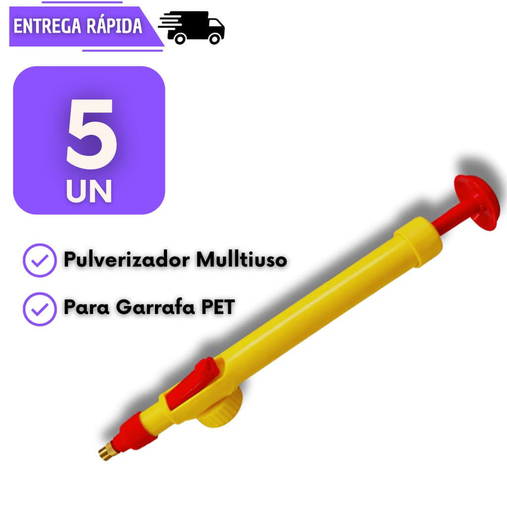 5 Pulverizadores Manual Multiuso Praticidade Para Casa E Jardim Borrifador Limpeza Jato Pressão Pulverizador Regar