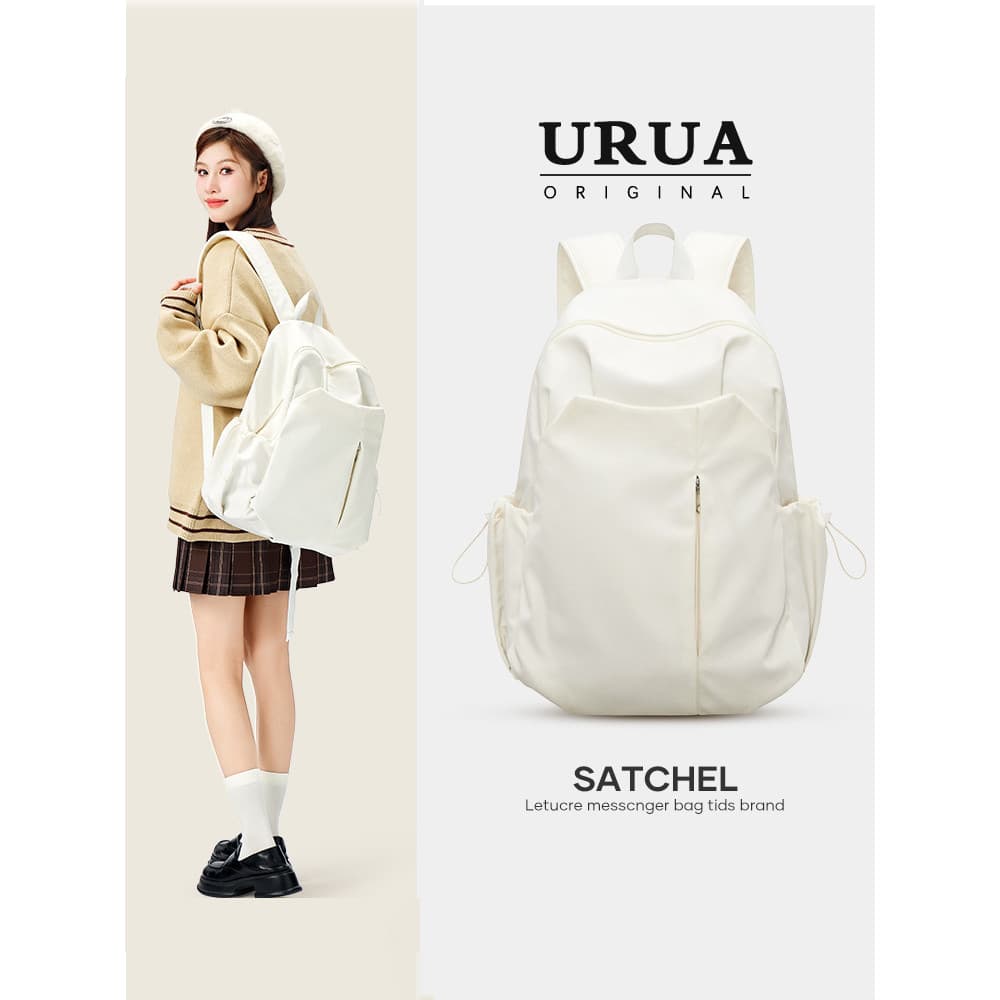 Mochila meninas nicho de alta aparência leve mochila de viagem de curta distância simples grande capacidade estudantes d
